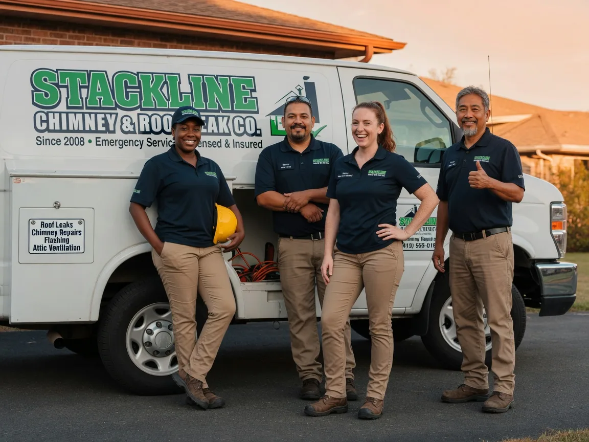 Chimney flashing repair company in Spencerville, OH